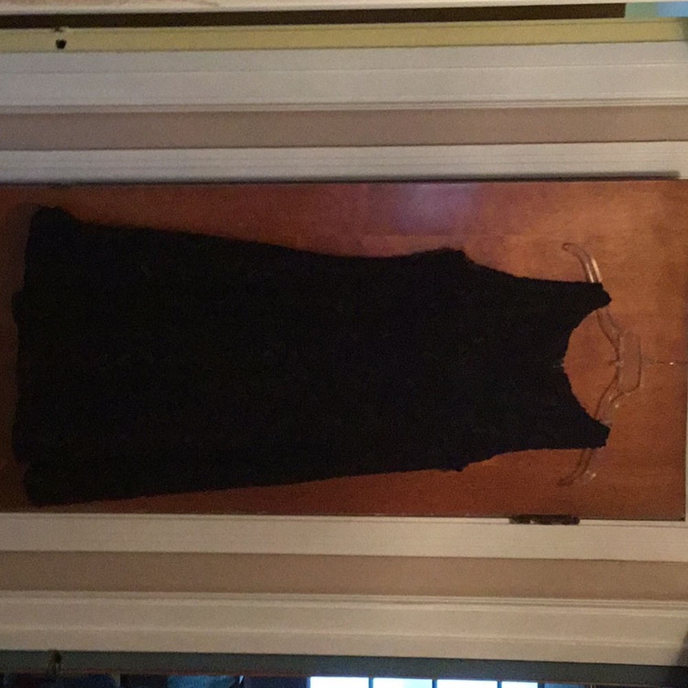Black lace dress